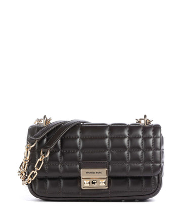 Michael Kors Tribeca Sac porté épaule chocolate