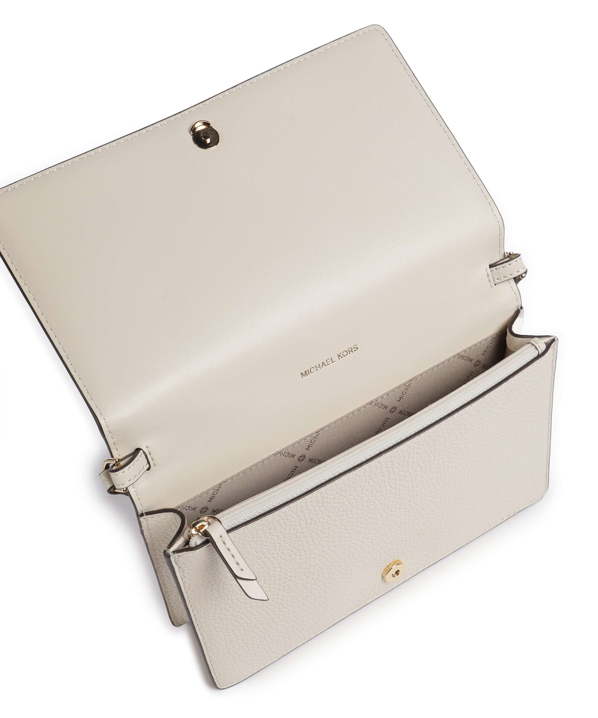 Michael Kors Jet Set Medium Crossbody bag light cream