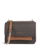 Michael Kors Claire Small Schultertasche brown/acorn
