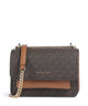 Michael Kors Claire Small Schultertasche brown/acorn