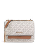 Michael Kors Claire Small Schultertasche vanilla/acorn