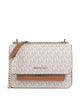 Michael Kors Claire Small Schultertasche vanilla/acorn