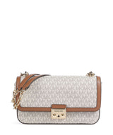 Michael Kors Tribeca Large Borsa a spalla vanilla/acorn