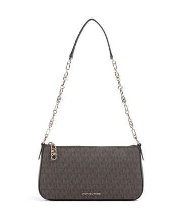 Michael Kors Empire Medium Sac porté épaule brown/black