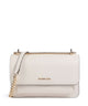 Michael Kors Claire Large Sac porté épaule light cream
