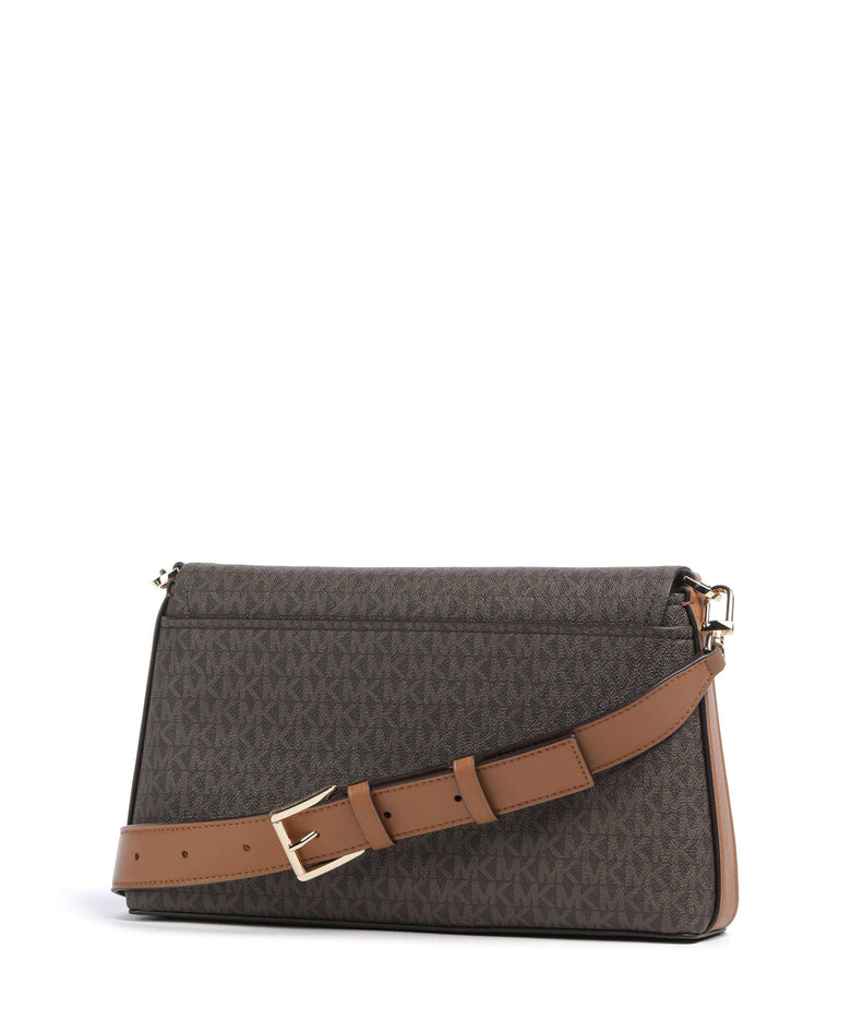 Michael Kors Nessa Large Shoulder bag brown/acorn