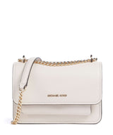 Michael Kors Claire Small Borsa a spalla light cream