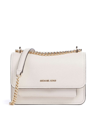 Michael Kors Claire Small Borsa a spalla light cream