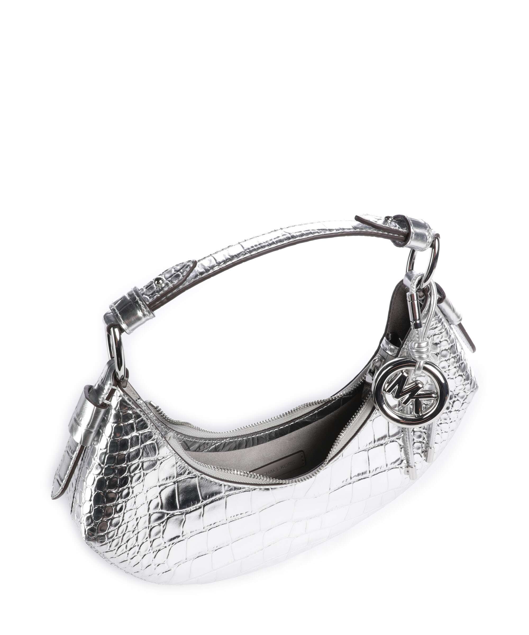 Michael Kors Koa Medium Shoulder bag silver