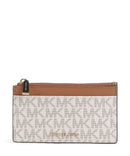 Michael Kors Jet Set Porta carte di credito vanilla/acorn