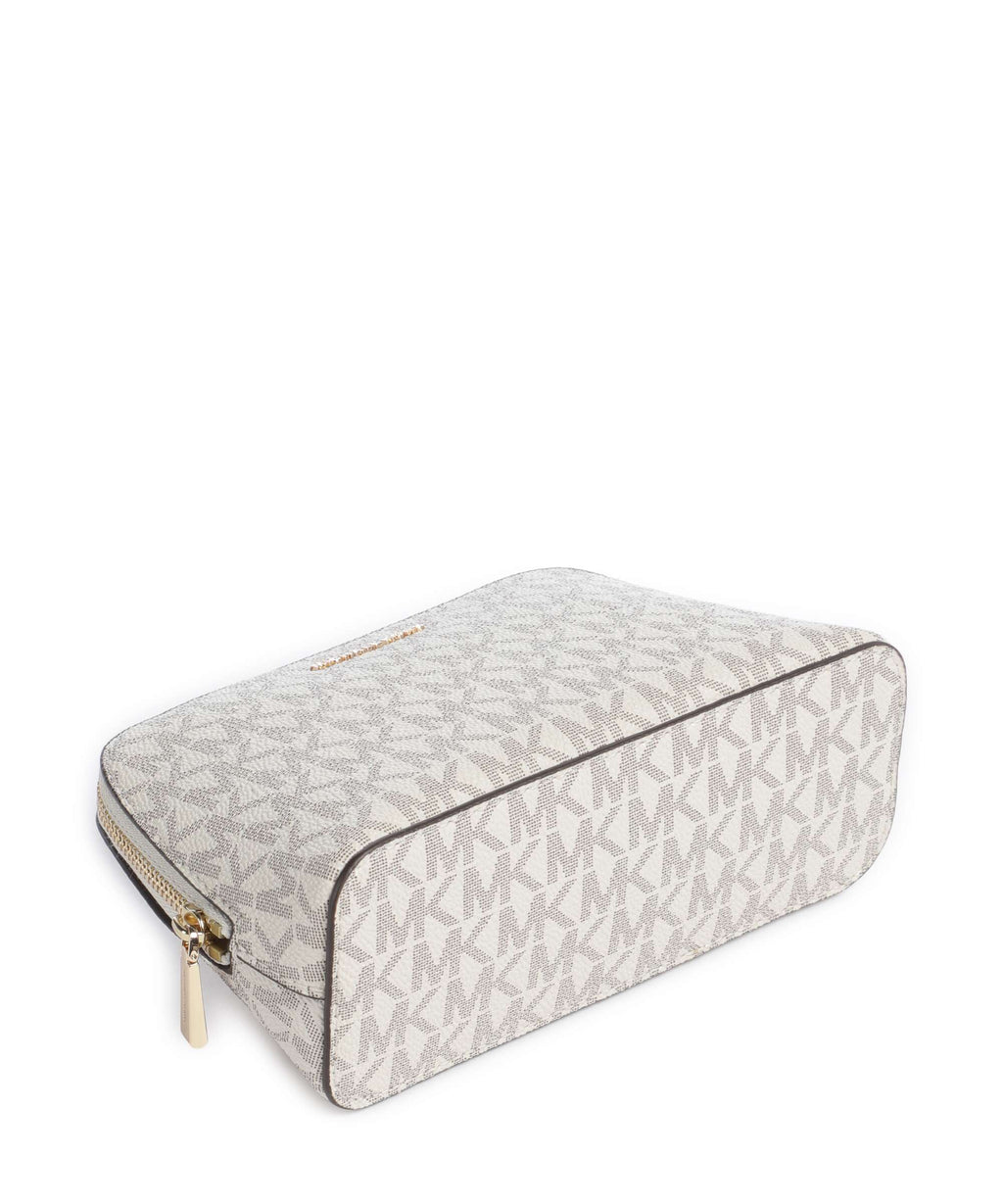 Michael Kors Jet Set Small Cosmetic bag vanilla/acorn
