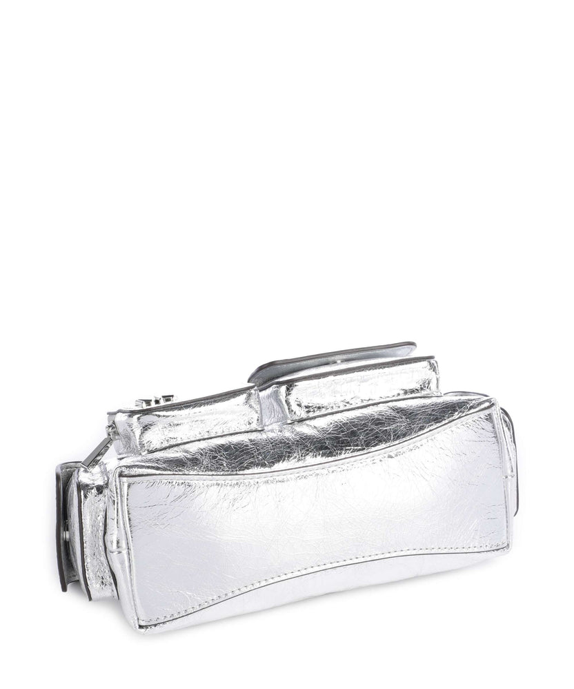 Michael Kors Dakota Small Crossbody bag silver