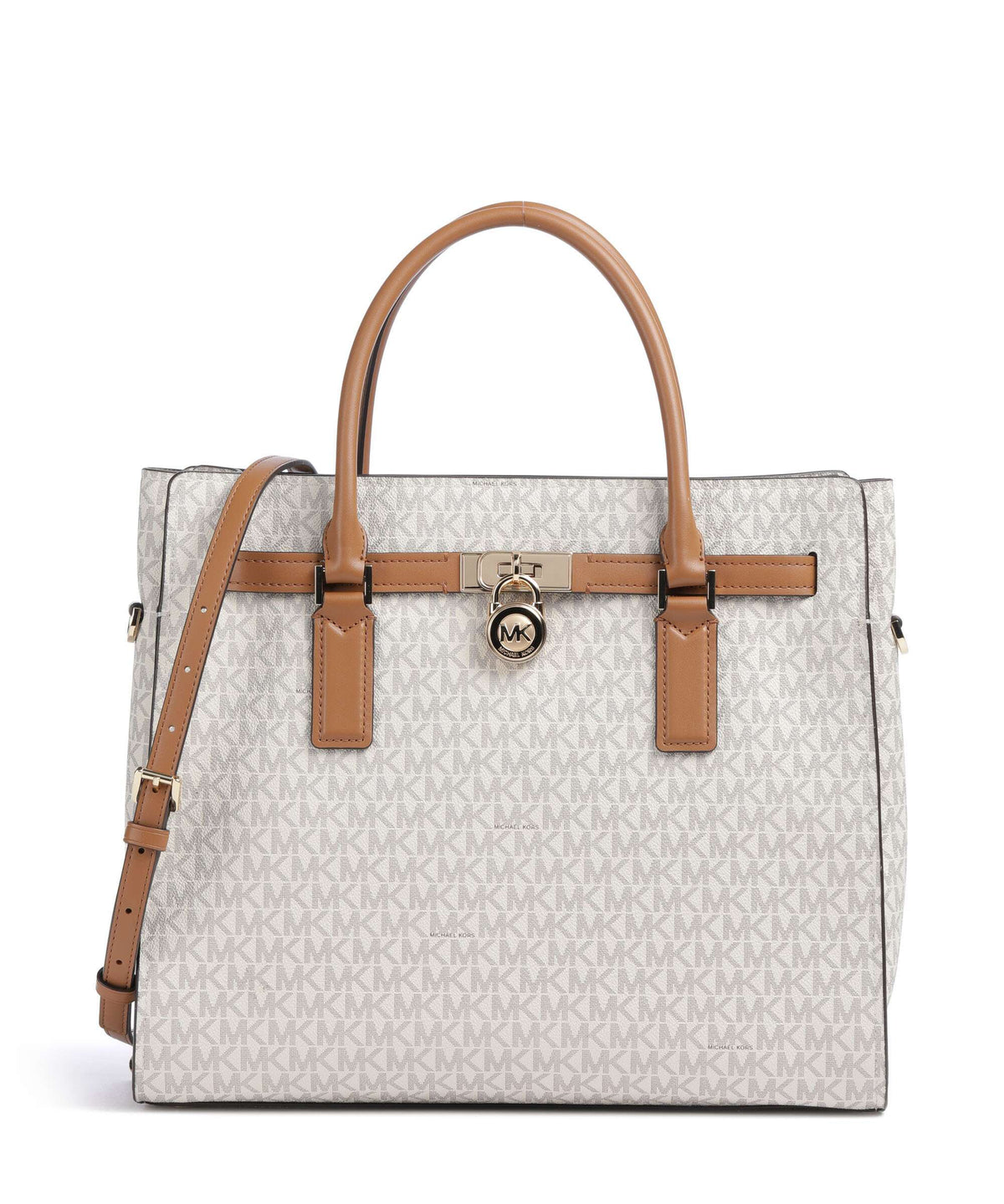 Michael Kors Hamilton Moderne Large Handbag vanilla/acorn