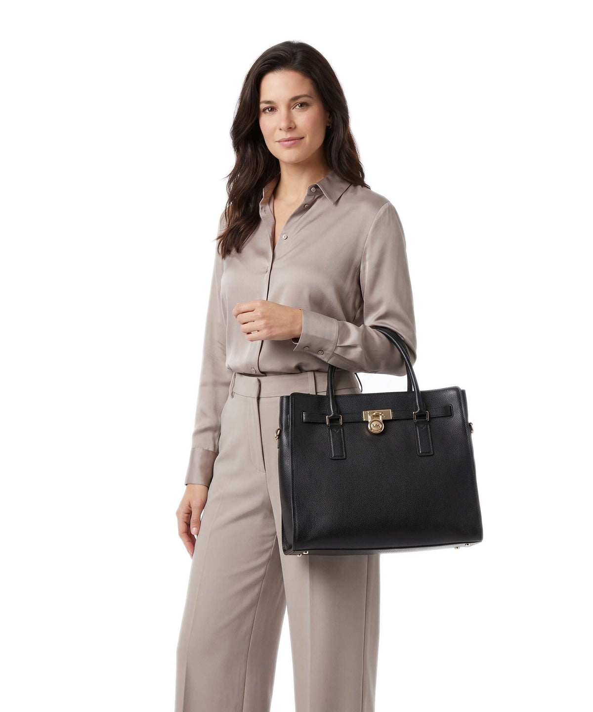 Michael Kors Hamilton Moderne Large Handbag black