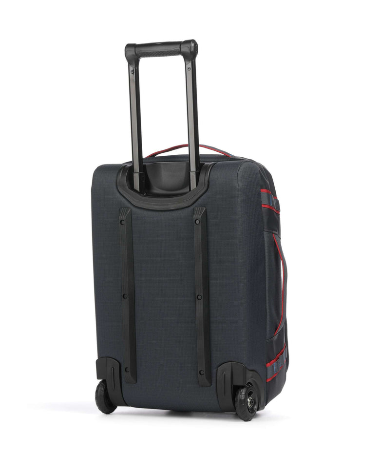 Patagonia Black Hole 40 Travel bag with wheels smolder blue w/amanita red