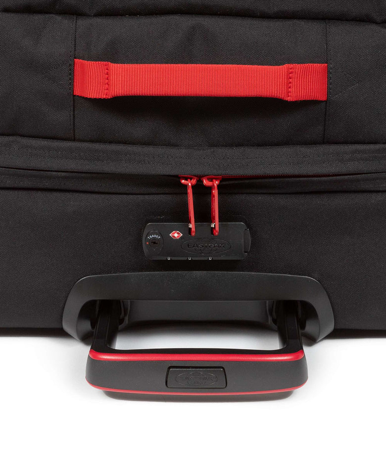 Eastpak Tranverz M Travel bag with wheels kontrast scarlet