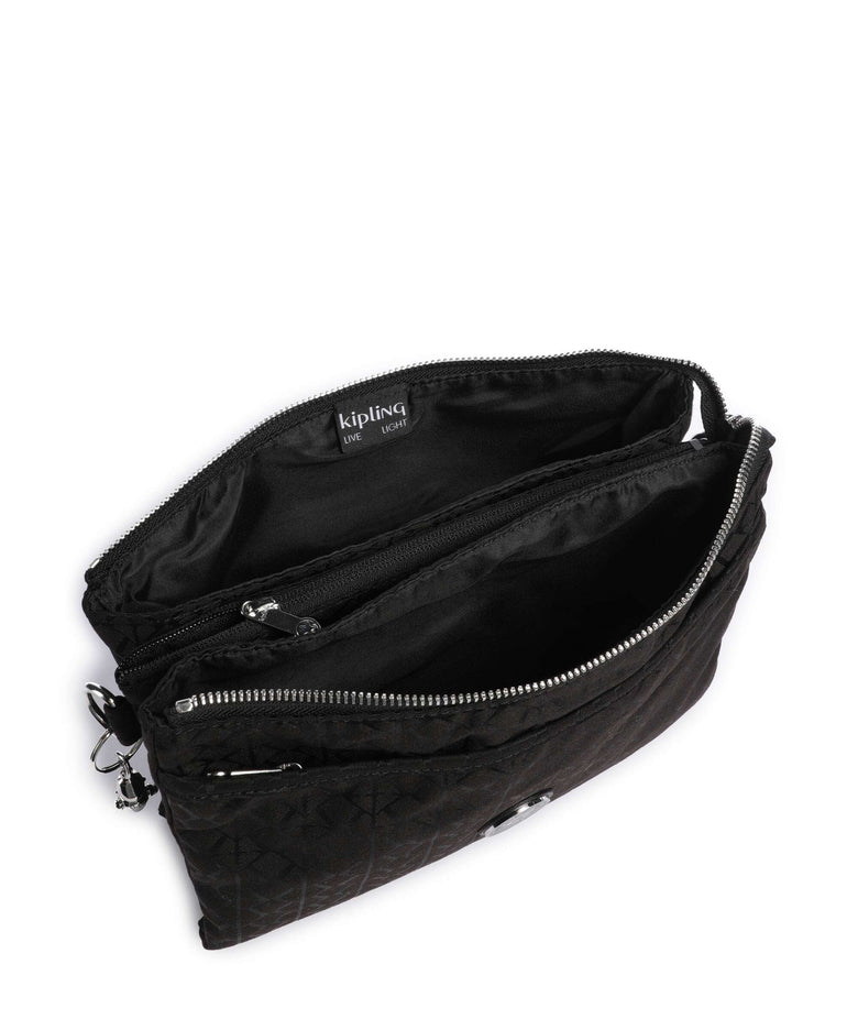 Kipling Elevated Riri L Crossbody bag noir sign