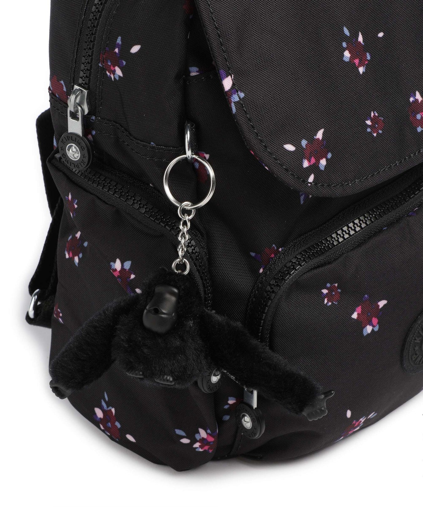 Kipling Basic City Zip Mini Backpack night flower