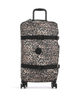 Kipling Basic Spontaneous M Valigia trolley (4 ruote) wild leopard
