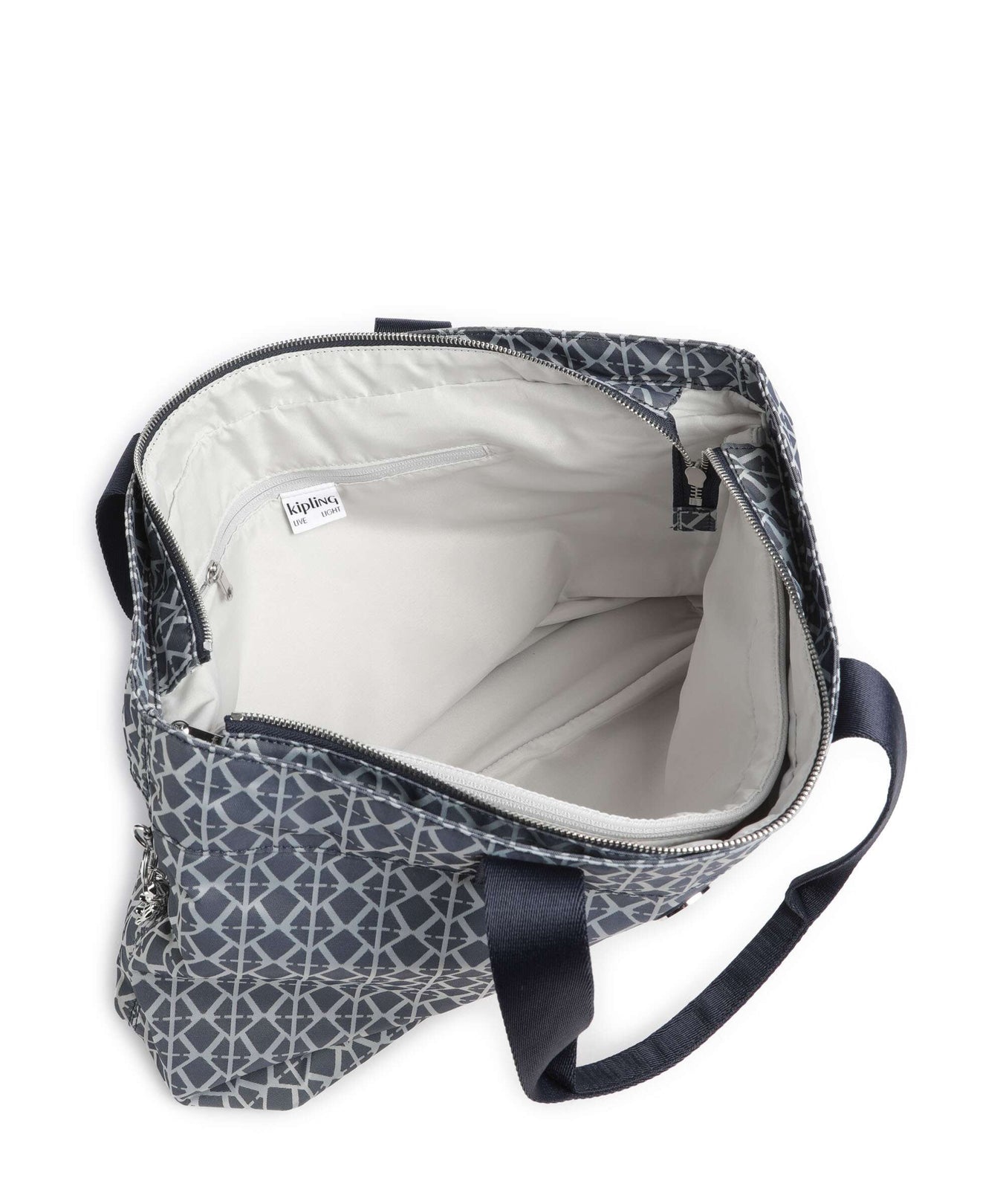 Kipling Elevated Colissa Up Tote bag navy sign