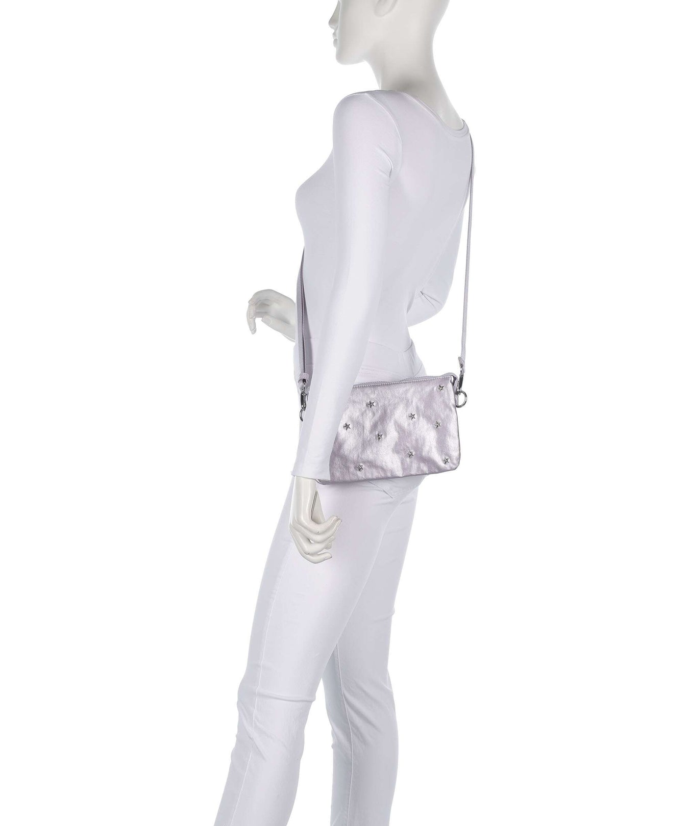 Kipling Holiday Riri Crossbody bag lilac/metallic