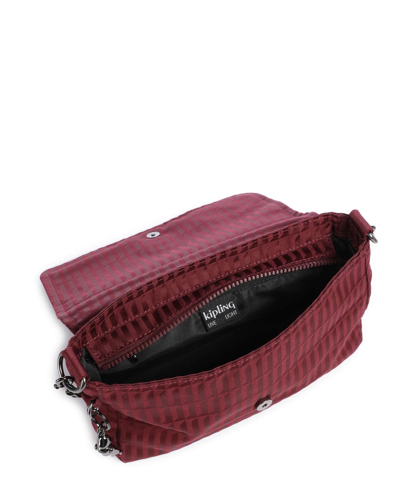 Kipling Elevated Aras Up Shoulder bag maroon tile