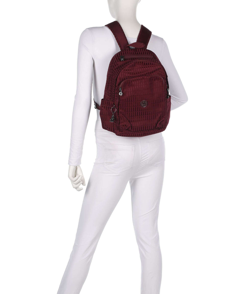 Kipling Elevated Delia Backpack maroon tile