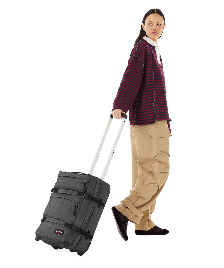 Eastpak Transit'R Plus Core S Travel bag with wheels black denim