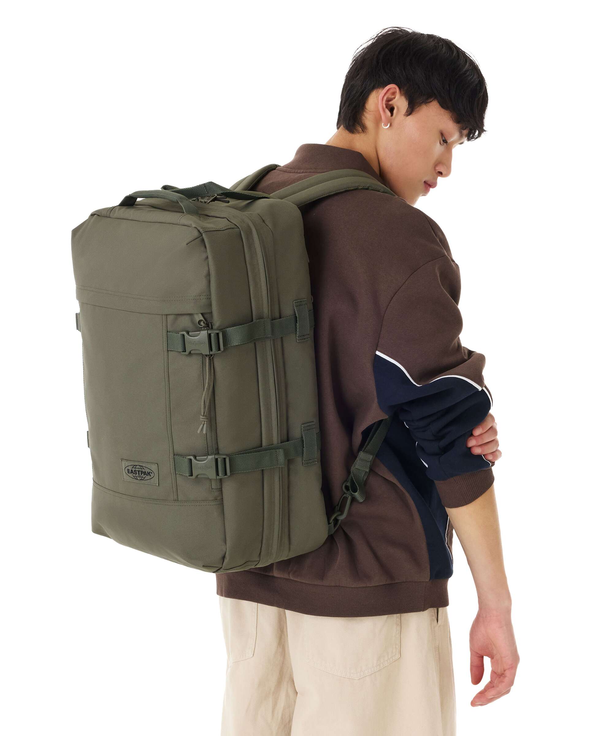 Eastpak Travelpack Mono Travel backpack khaki