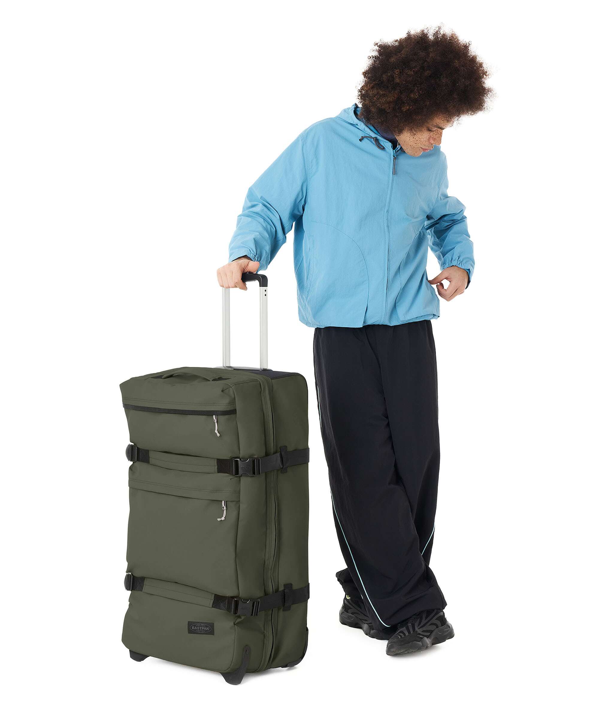 Eastpak Transit'R Plus L Travel bag with wheels tarp forest