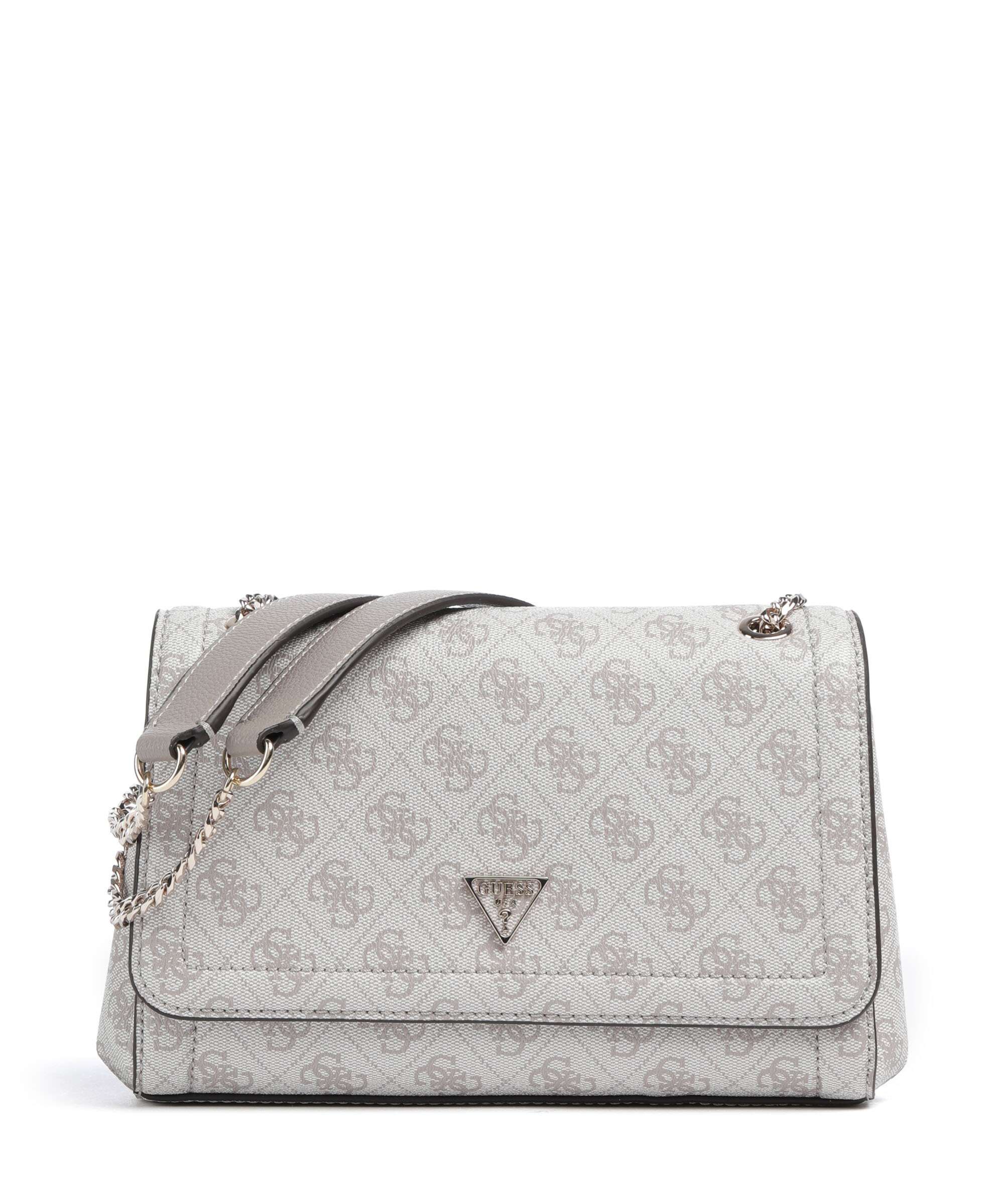 Guess Noelle Shoulder bag dark taupe logo