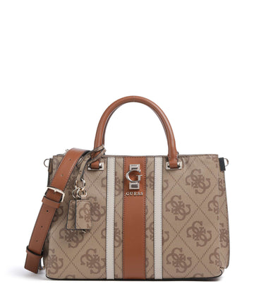 Guess Erenia Sac à main latte logo