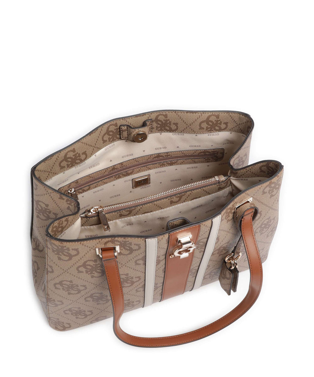Guess Erenia Tote bag latte logo