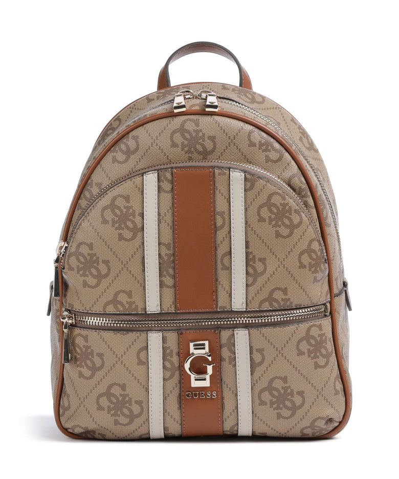 Guess Erenia Backpack latte logo