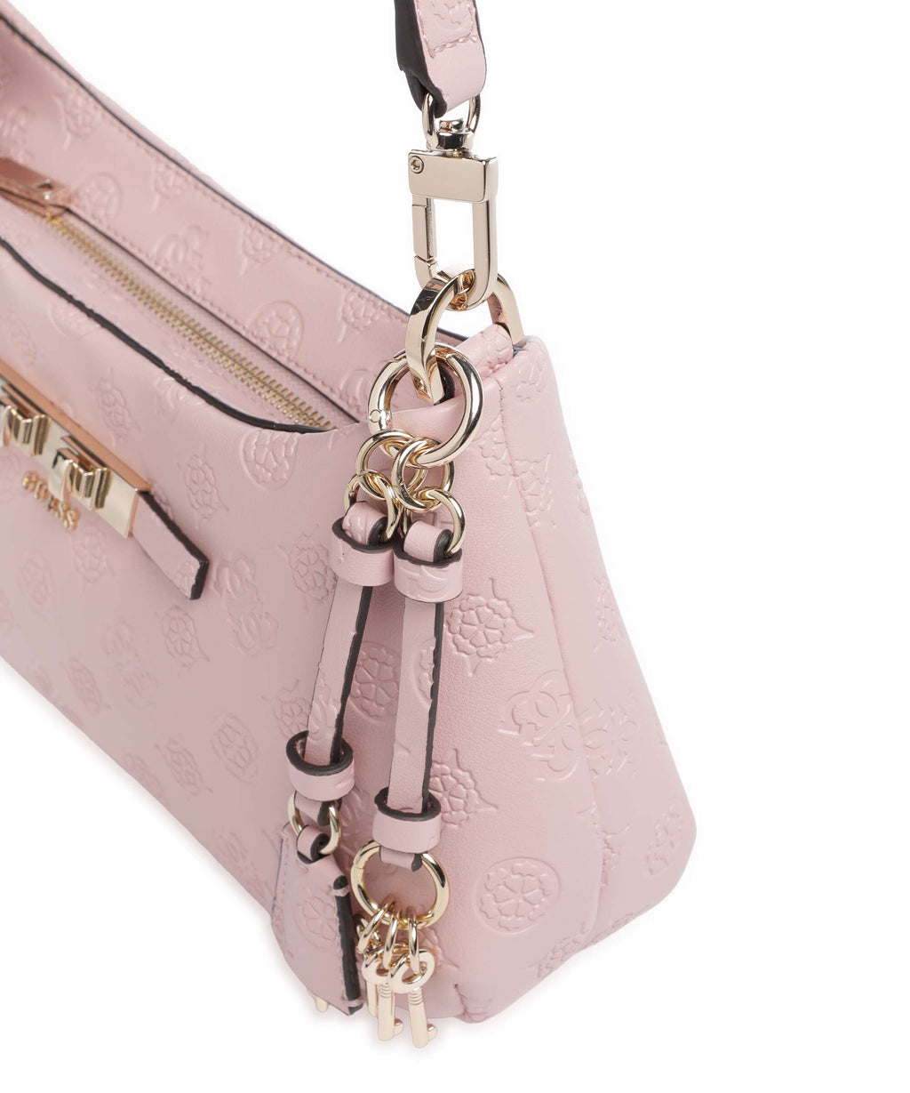 Guess Carmella Shoulder bag light pink logo