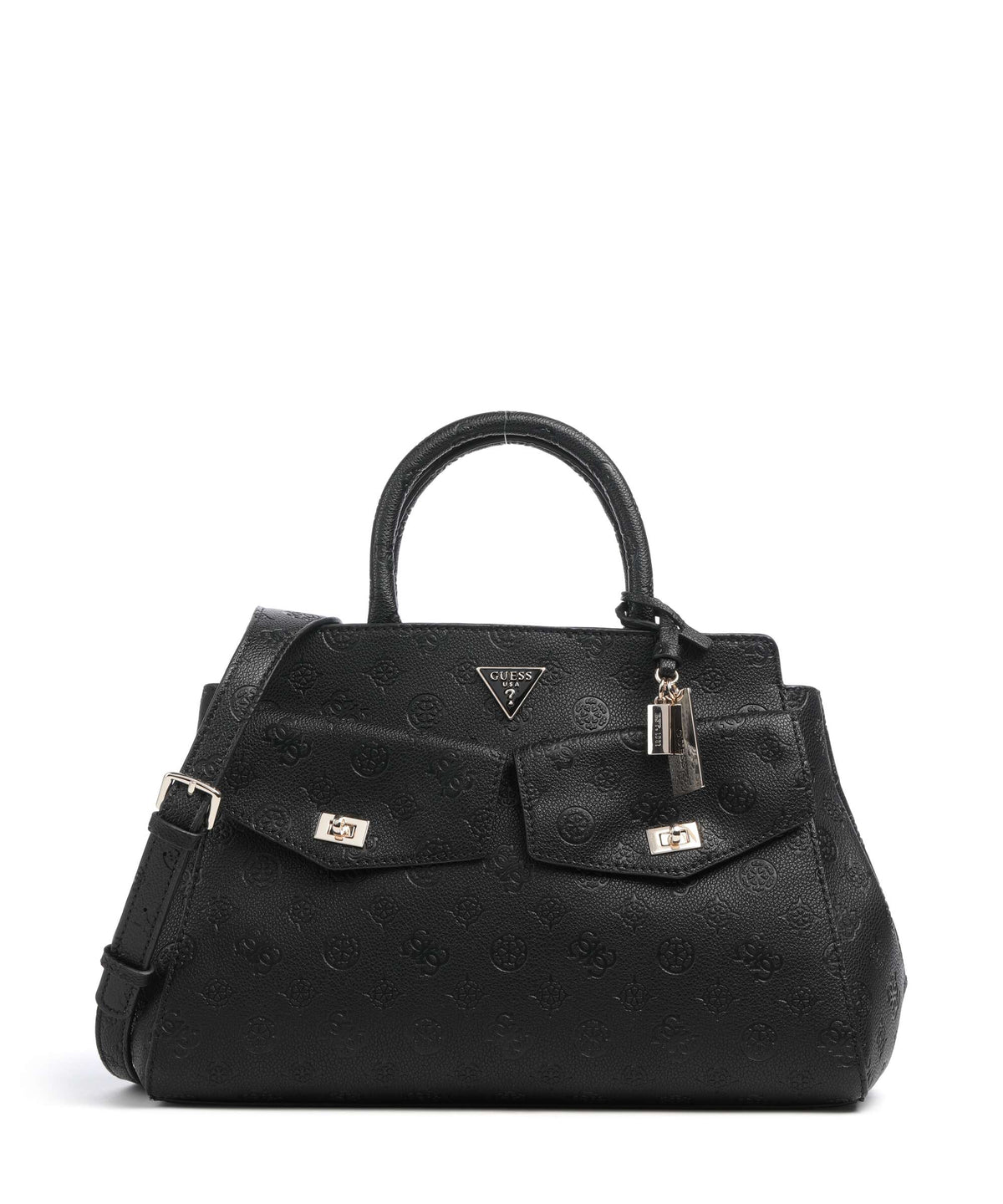 Guess Blake Large Handbag black logo