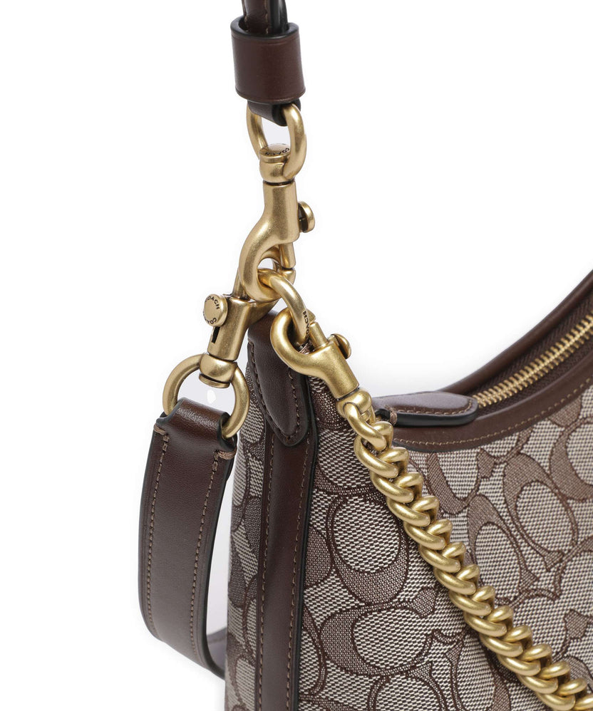 Coach Juliet Signature Jacquard 25 Shoulder bag oak maple