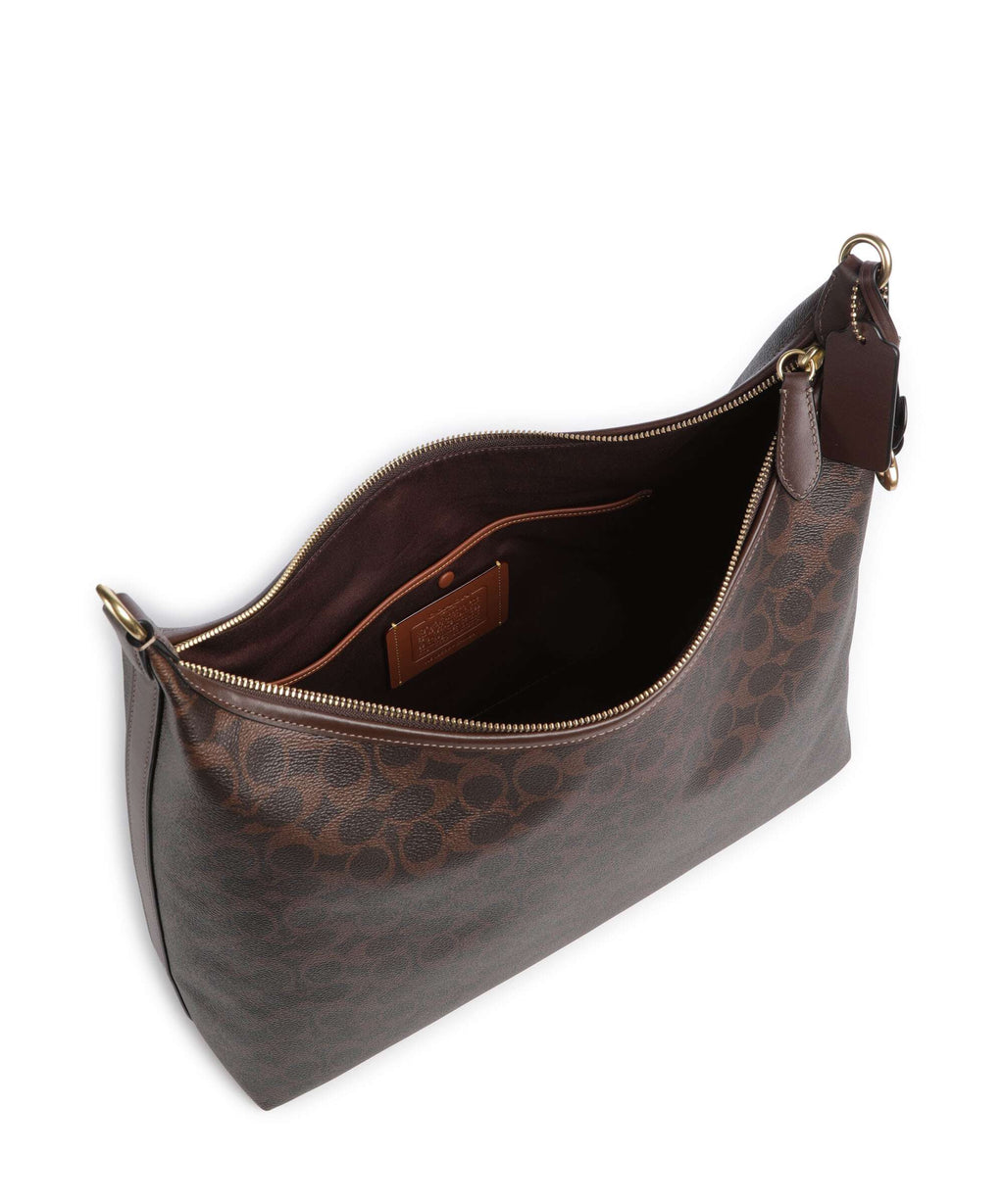 Coach Juliet Signature 38 Hobo bag maple