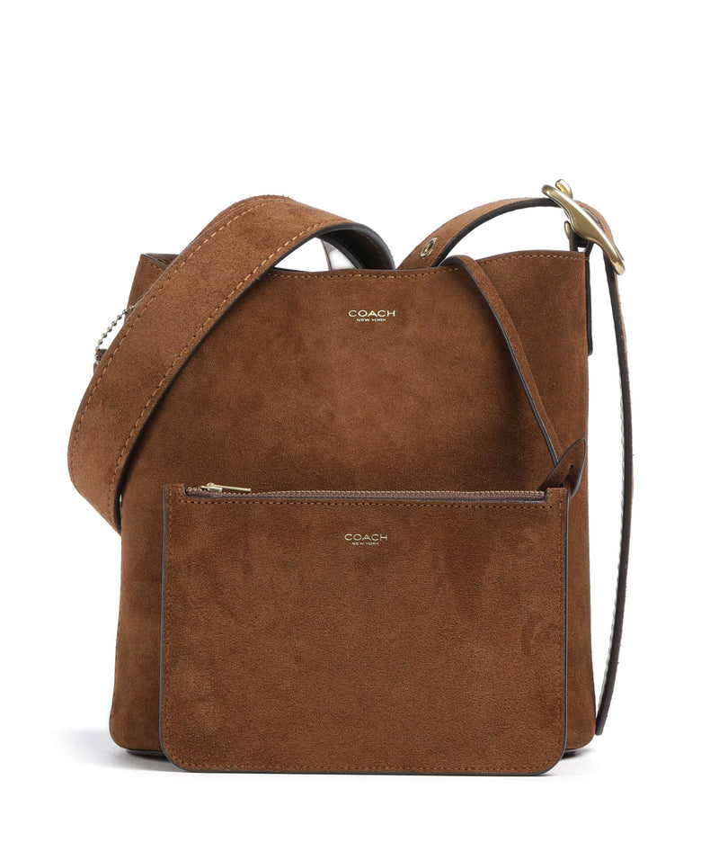 Coach Bleecker 21 Bucket bag warm brown