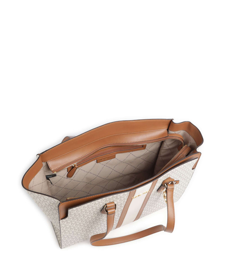 Michael Kors Becca Large Tote bag vanilla/acorn