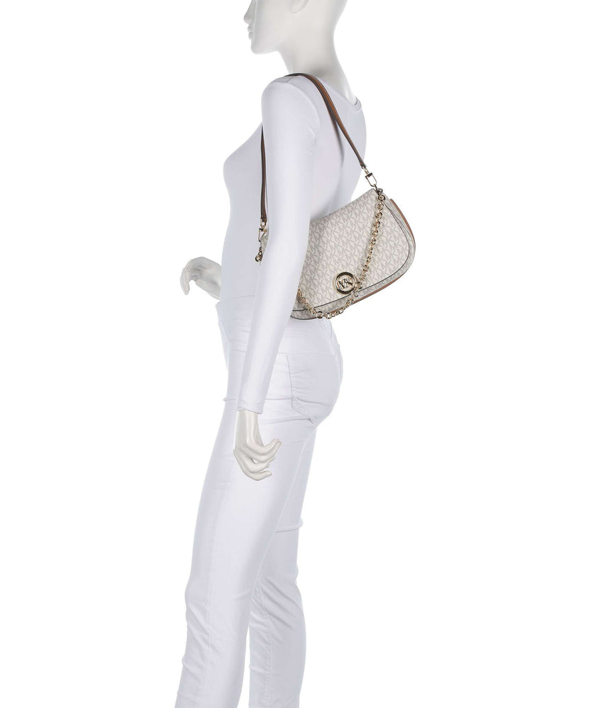 Michael Kors Nolita Medium Shoulder bag vanilla/acorn