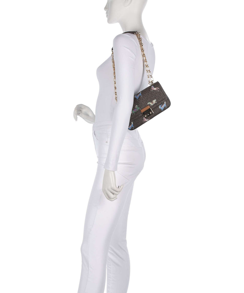 Michael Kors Tribeca Small Shoulder bag brown/acorn