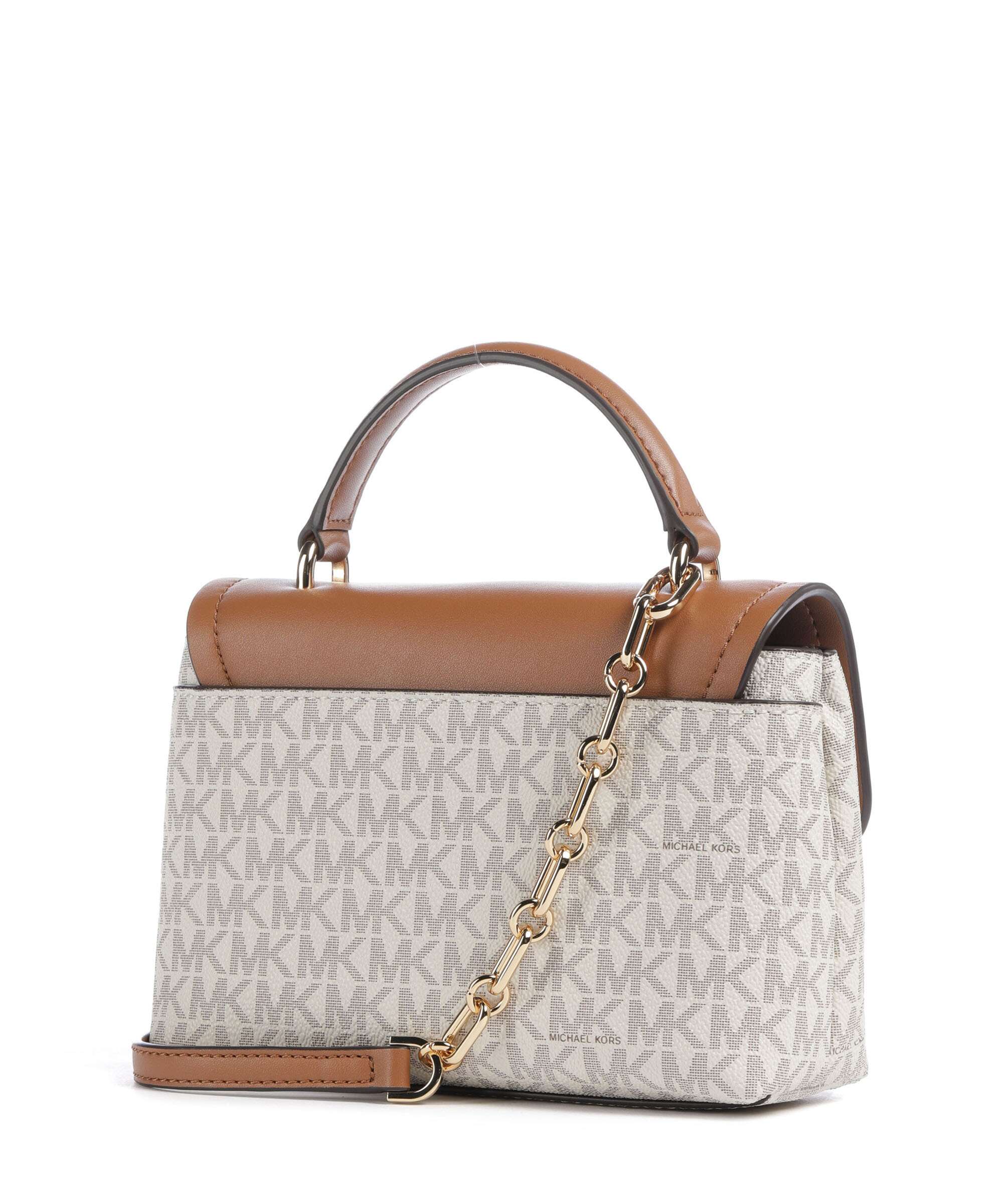 Michael Kors Tribeca XS Handbag vanilla/acorn