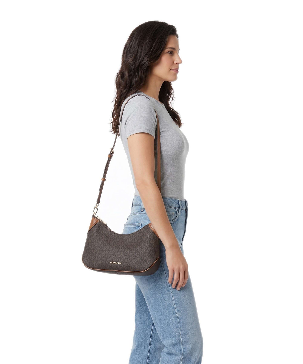 Michael Kors Jet Set Medium Shoulder bag brown/acorn