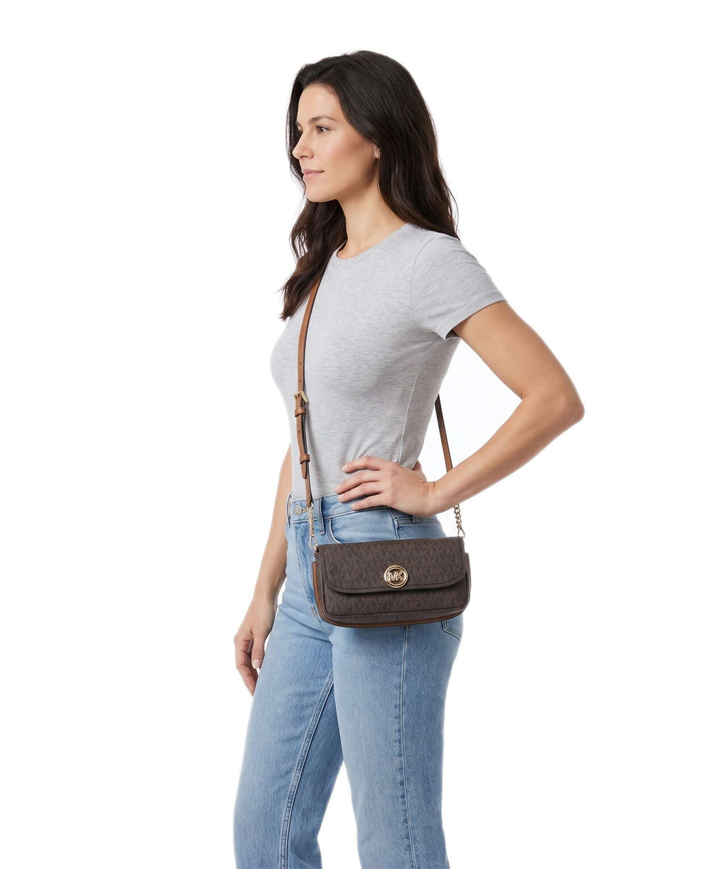 Michael Kors Nolita Small Crossbody bag brown/acorn