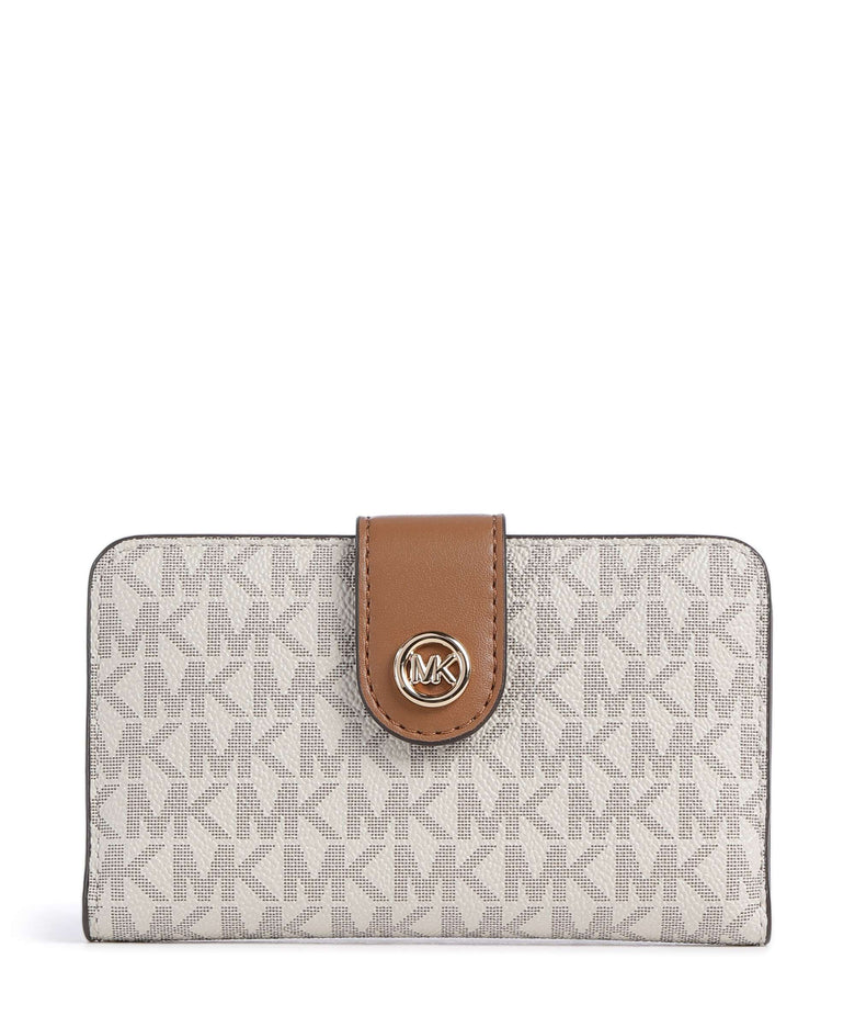 Michael Kors MK Pop Charm Medium Wallet vanilla/acrn