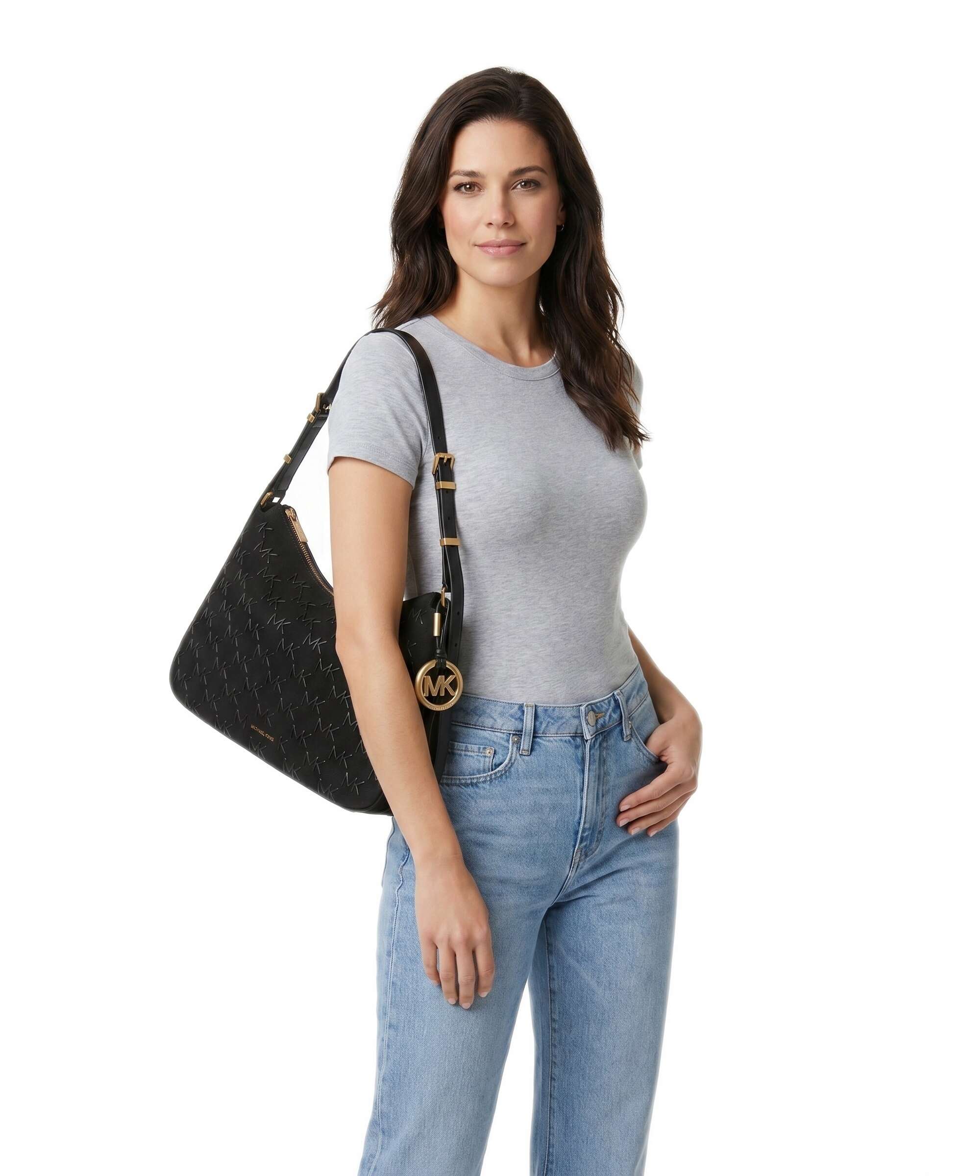 Michael Kors Nolita Medium Hobo bag black