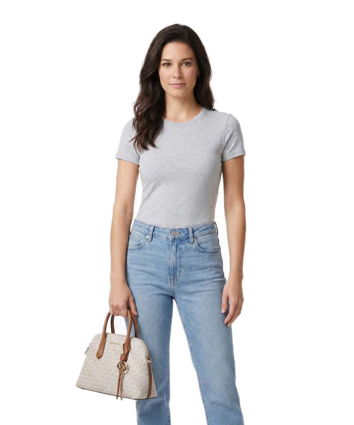 Michael Kors Freddie Medium Handbag vanilla/acorn