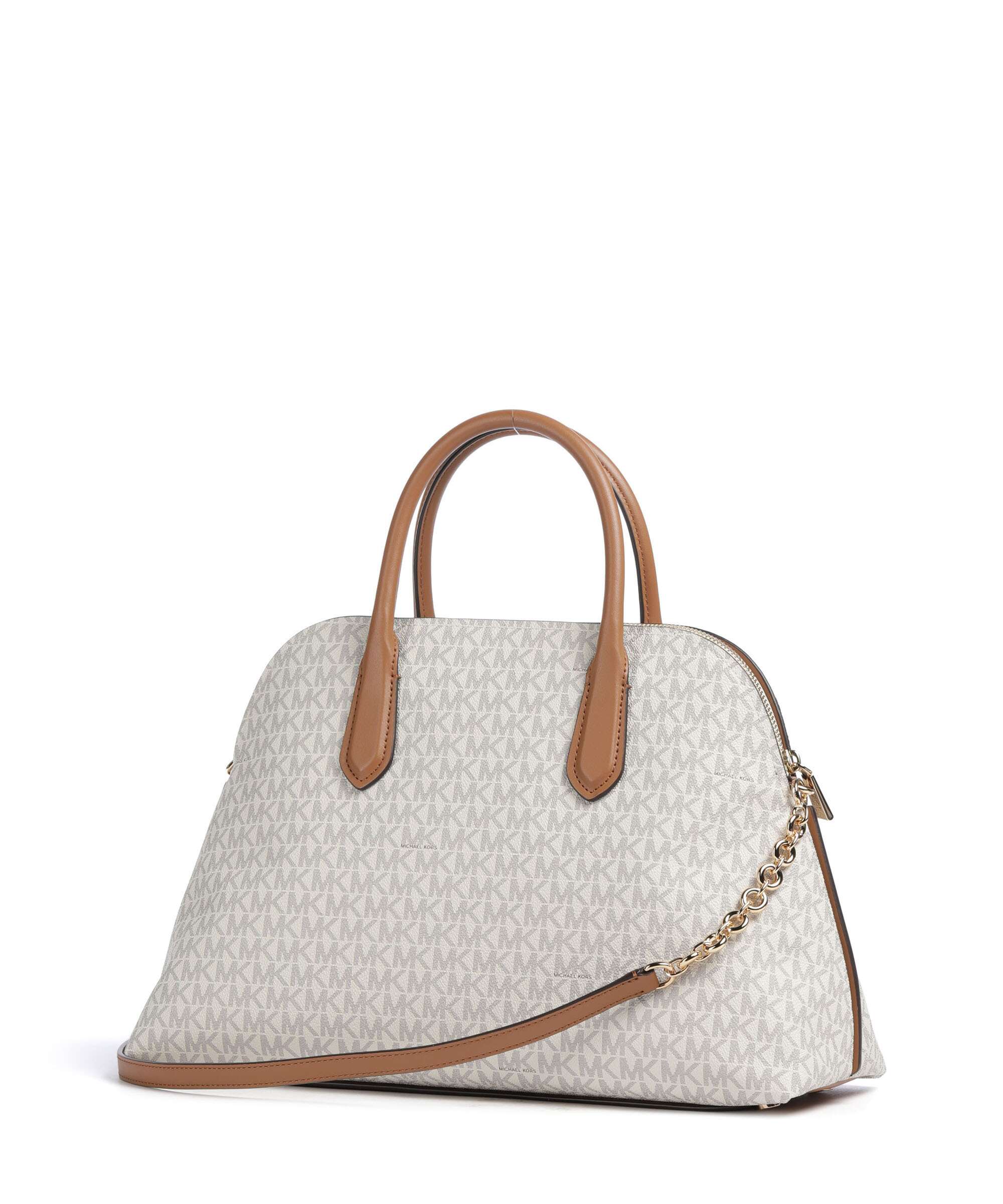 Michael Kors Freddie Large Handbag vanilla/acorn