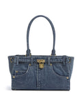 Michael Kors Hamilton Moderne Small Shoulder bag light wash blue